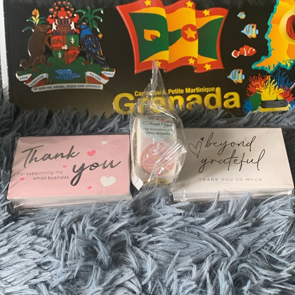 100pc thank you cards & 500pc stickers - Picture 6 of 9